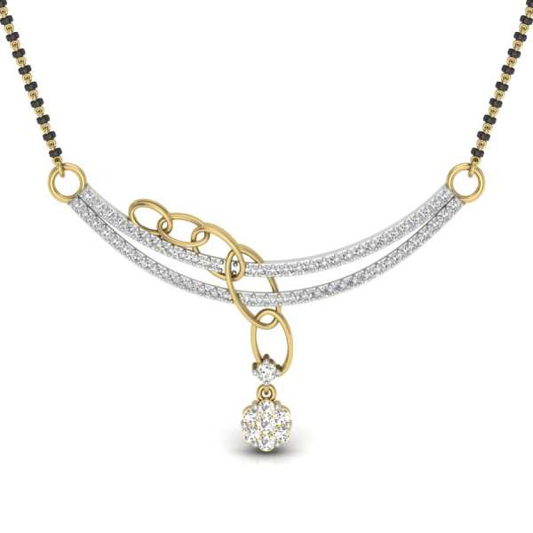 Drop With Flower Mangalsutra