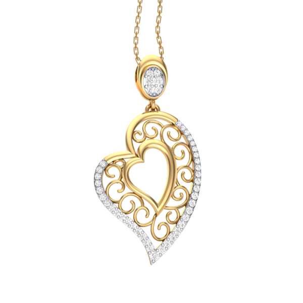 Glorious Heart Diamond Pendant