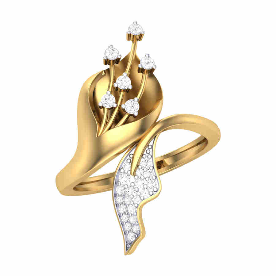 Embraced Charm Diamond Ring