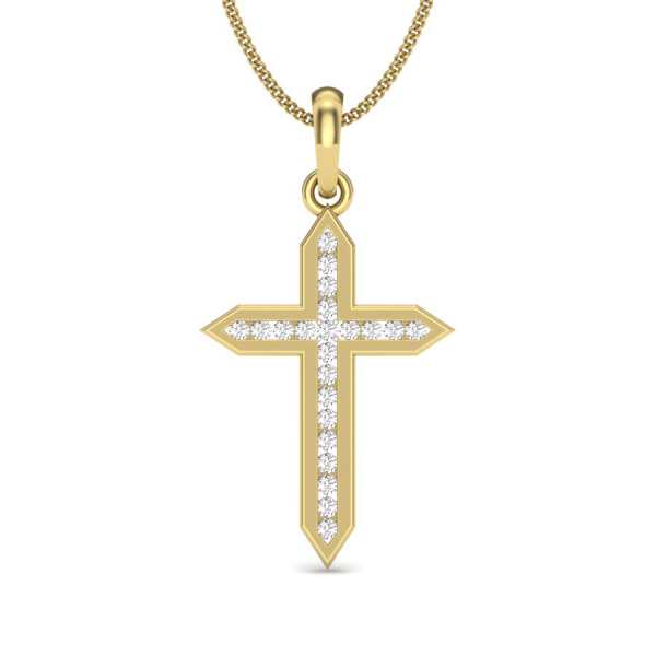 Christ Cross Diamond Pendant