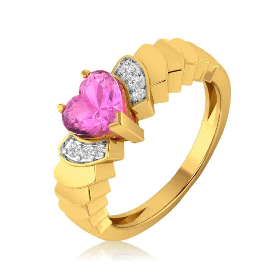Pink Love Diamond Ring