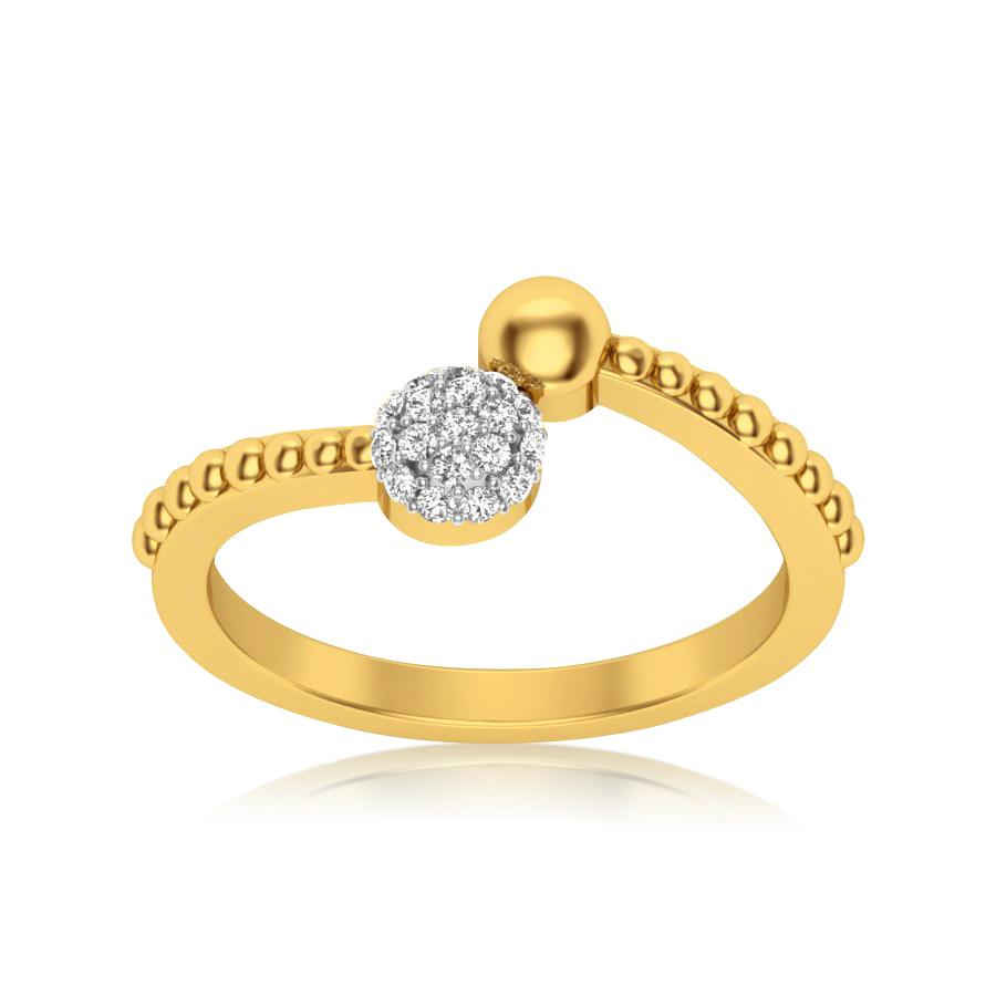 Buy Elegance Solitaire Ring Online in India | Kasturi Diamond