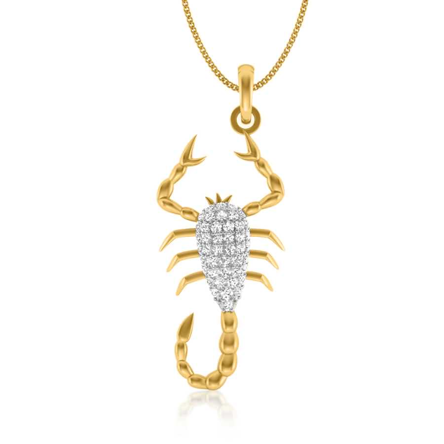 Scorpion Diamond Pendant