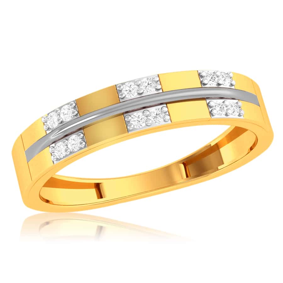 Ornate Band Diamond Ring