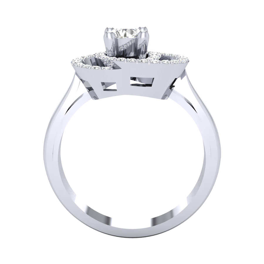 Buy the Emerald Cut Blue Sapphire and Diamond Ring at our Online Store –  Diana Vincent Jewelry Designs