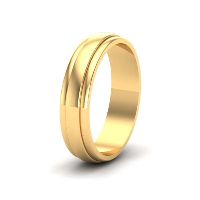 Men Structure Gold Ring