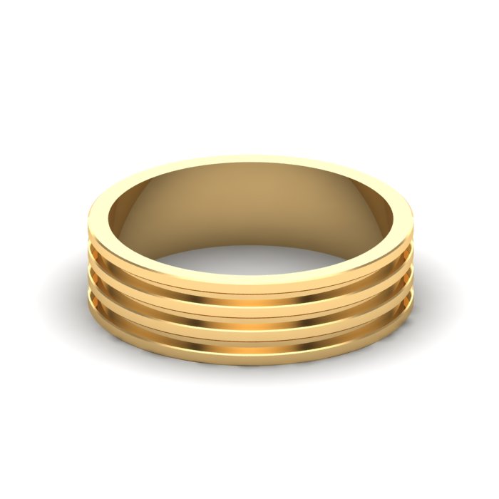 SPE Gold -Classy 22 Karat Yellow Gold Ring - Poonamallee