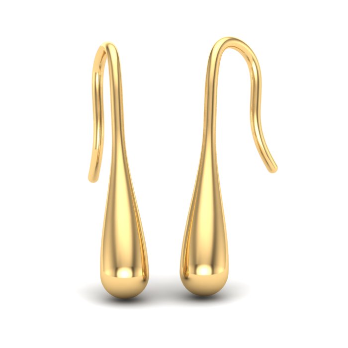 Pendulum Gold Earring