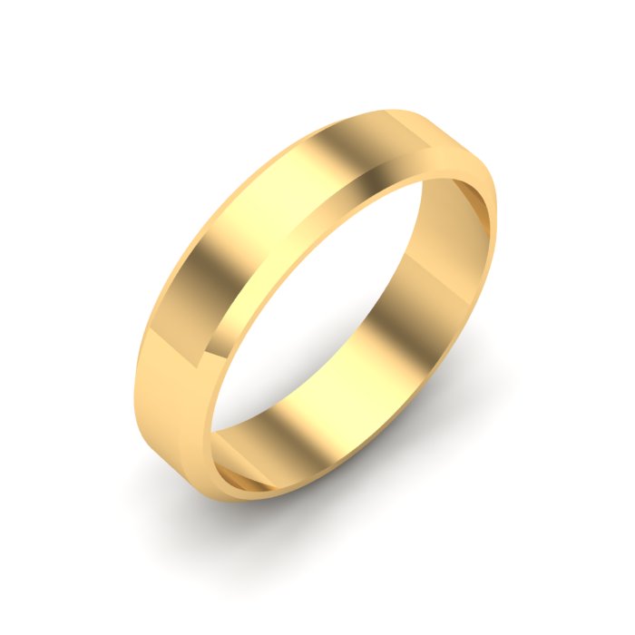 Titanium Gold Ladies Ring