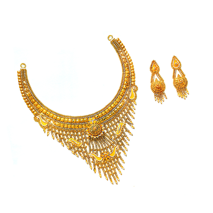 Tiffany Gold Necklace Set