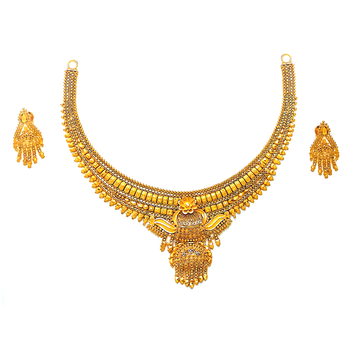 Elegant Leaflet Gold Necklace