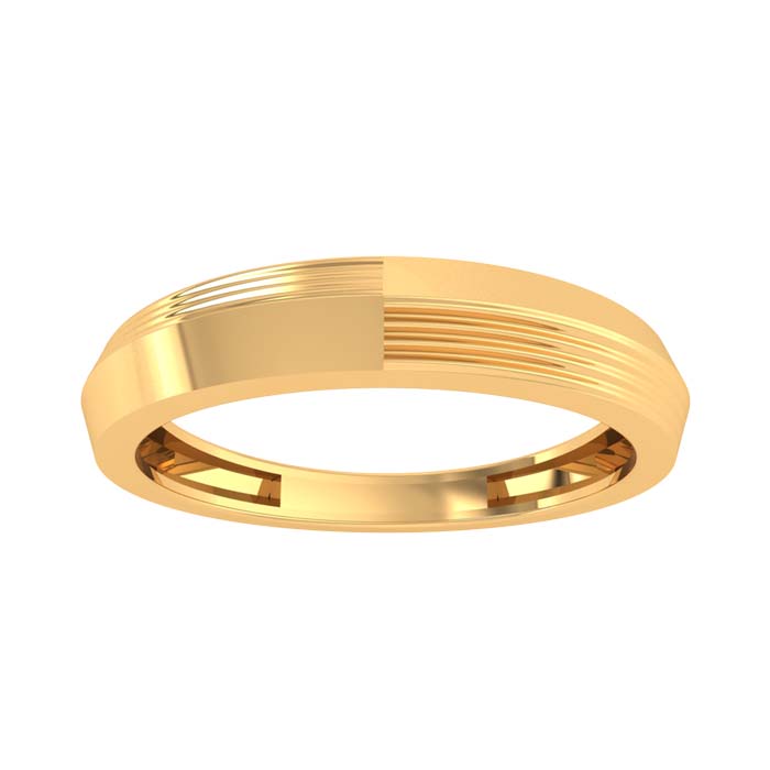 Buy 22Kt Plain Gold Fancy Floral Ladies Dailywear Ring 97VM801 Online from  Vaibhav Jewellers