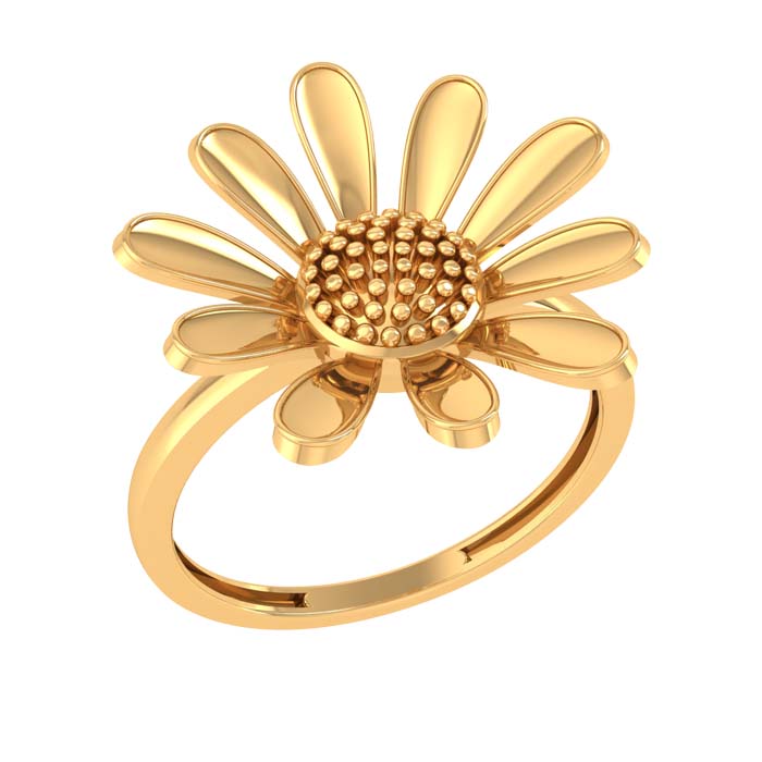 Floral Gold Ring