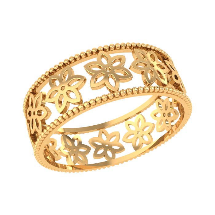 Simple Gold Rings Buy Latest Gold Ring Design Online In India Kasturi Diamond