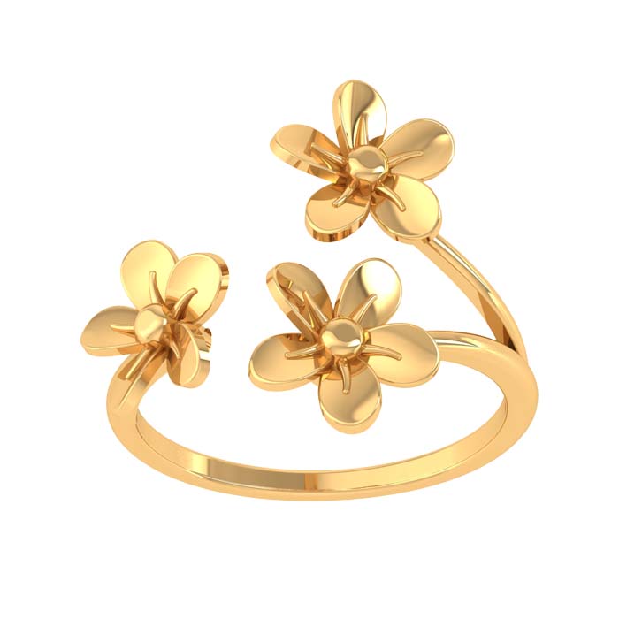 Buy Skyla Gold Ring Online in India 
