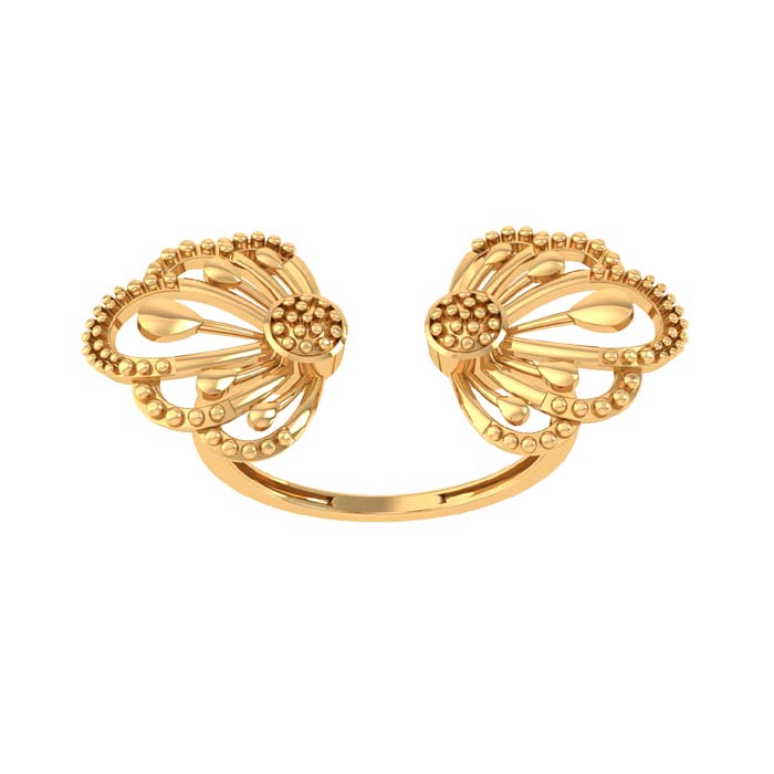 Buy Shivani Gold Ring Online in India 