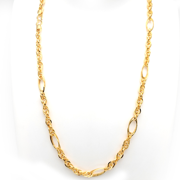 Charming Foxtail Gold Chain