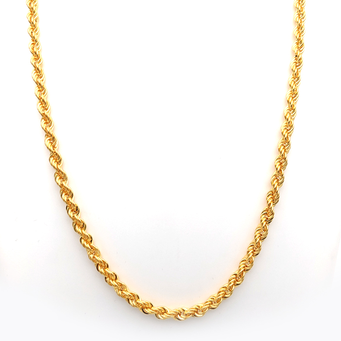 Curly Link Gold Chain