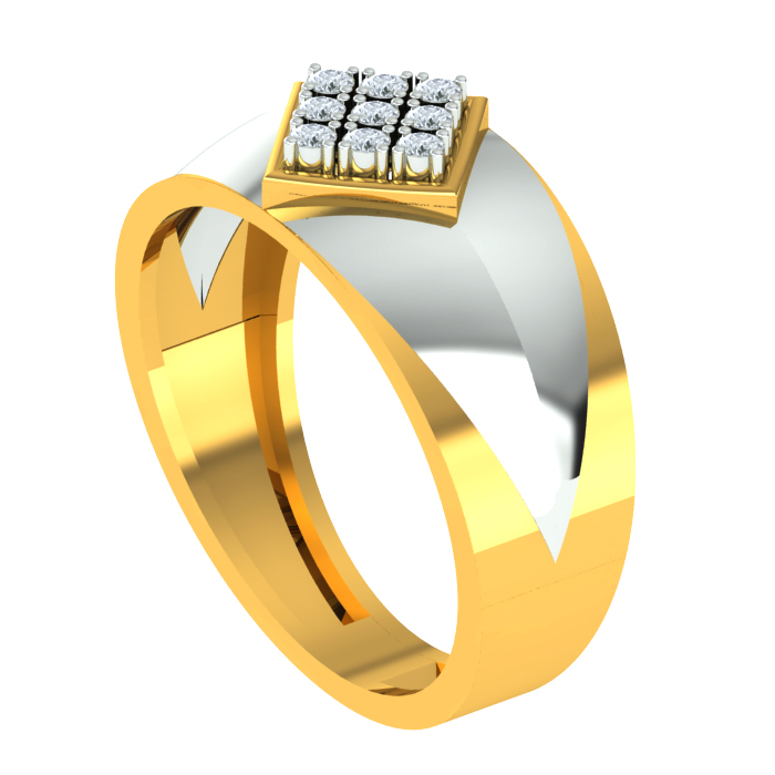 Buy Ennead Diamond Ring Online in India | Kasturi Diamond