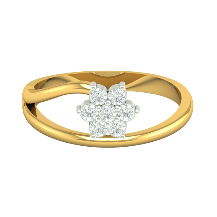 Diamond Nakshatra Ring | SilGold Fine Jewelle