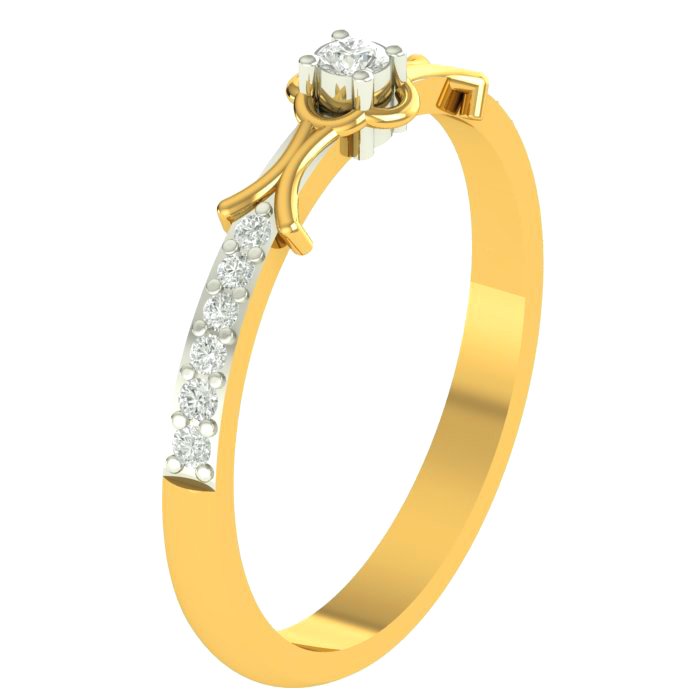 Tension Set Flat Princess Diamond Engagement Ring – deBebians