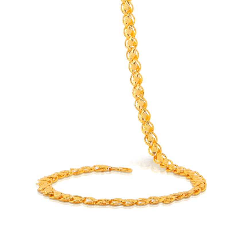 Gold Lotus Chain