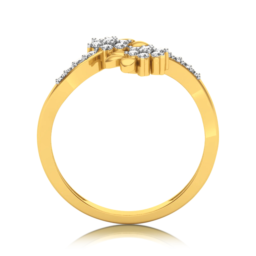 Buy Gleaming Flowers Diamond Ring | kasturidiamond