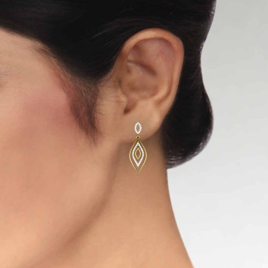 18k Gold Vermeil Adored Drop Earrings – by charlotte-sgquangbinhtourist.com.vn